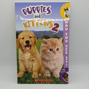 Scholastic Puppies and Kittens 2 - Purple and Yellow Cover